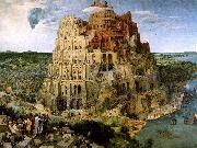 BRUEGEL, Pieter the Elder The Tower of Babel f oil
